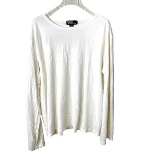 POLO LONG SLEEVE TEE 100% COTTON SIZE EXTRA LARGE. TRENDING STYLE VERY LIGHT.